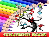 image Coloring Book for Cat In The Hat