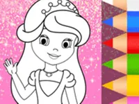 image Princess Coloring Glitter - Art Game