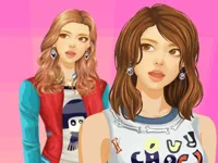 image Blackpink Rose Dress Up