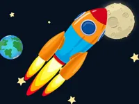 image Space ship rise up